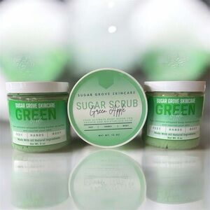 Sugar Grove Set: 12 oz Green Apple Foaming Sugar Scrub & 8 oz Body Butter